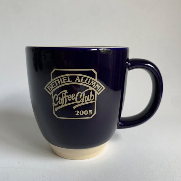2005 Bethel Alumni Coffee Club Vintage Blue Mug - Picture 2 of 7